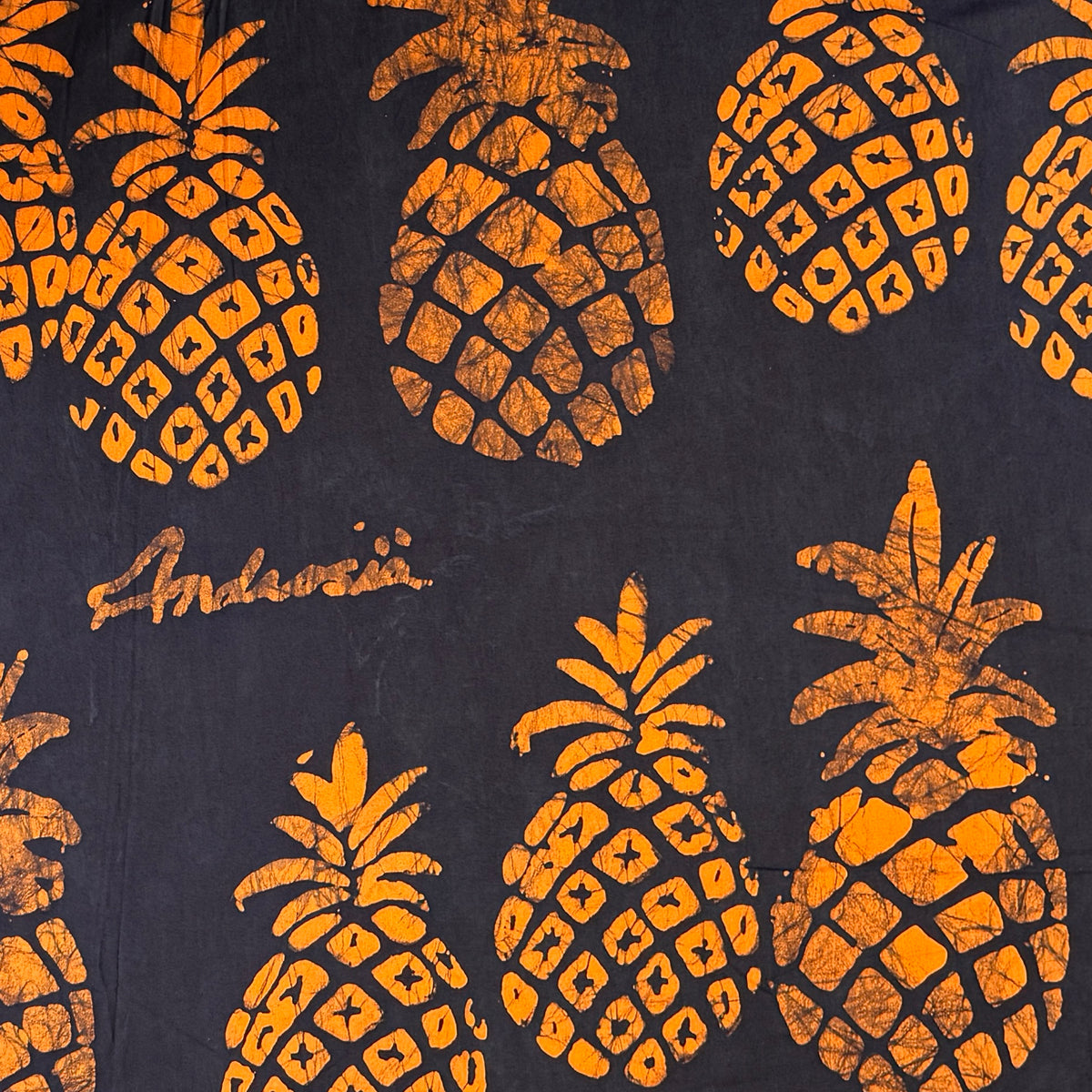 Bright Navy Orange - Pineapple