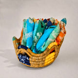 Hand-Batiked Cotton Napkins
