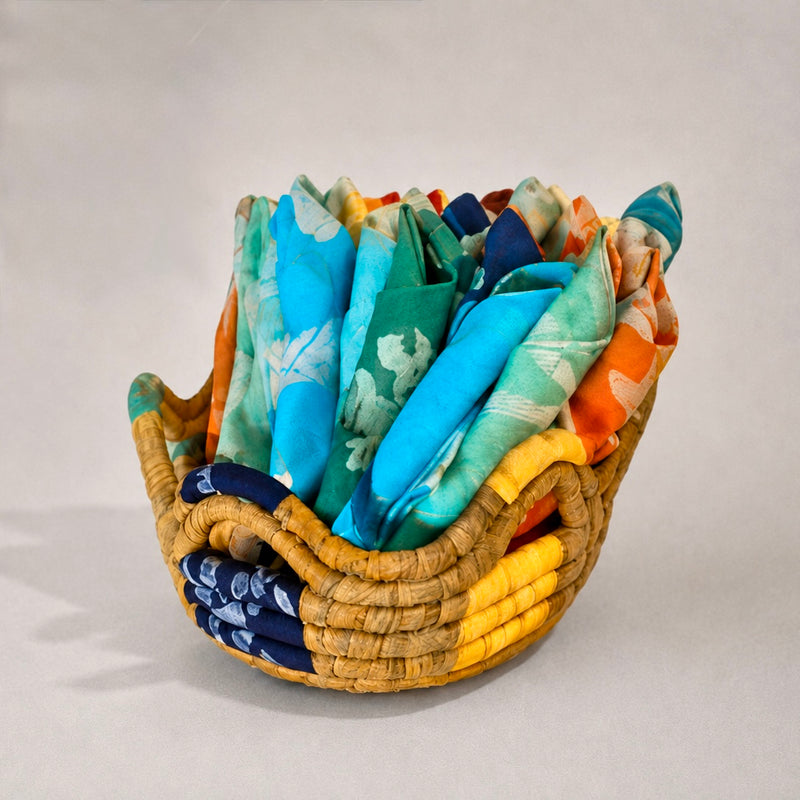 Hand-Batiked Cotton Napkins